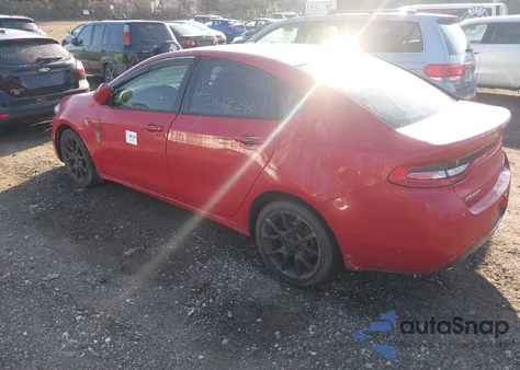 2013 Dodge Dart Rallye из США, поврежденный, VIN 1C3CDFBH2DD640608